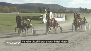Ve Velké Chuchli letos poprvé běželi klusáci