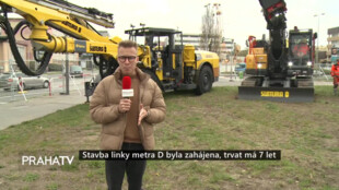 Stavba linky metra D byla zahájena, trvat má 7 let
