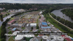 Čistírnu odpadních vod na Císařském ostrově čekají opravy