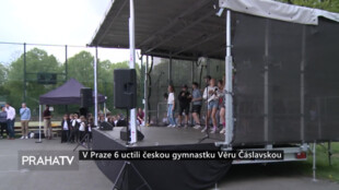 V Praze 6 uctili českou gymnastku Věru Čáslavskou