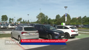 Kolínská nemocnice otevřela nové parkoviště