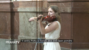 V centru Prahy se konala akce ZUŠ Open pomáhá