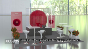 Akce Dotek, který pomáhá podporuje prevenci rakoviny
