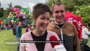 Na Chodovské tvrzi se konal Dětský den