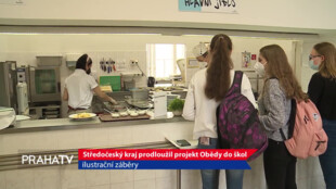 Středočeský kraj prodloužil projekt Obědy do škol