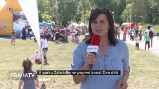 V parku Zahrádky se poprvé konal Den dětí