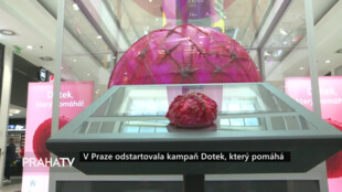 V Praze odstartovala kampaň Dotek, který pomáhá