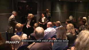 Dobrovolníci z PVK získali přes 800 tisíc korun