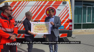 Praha 13 přispěla samaritánům na pracovní oblečení