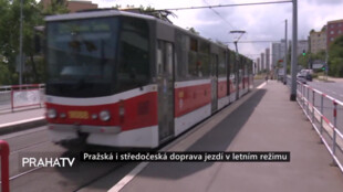 Pražská i středočeská doprava jezdí v letním režimu