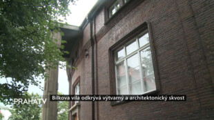 Bílkova vila odkrývá výtvarný a architektonický skvost