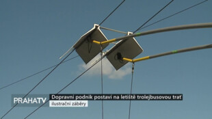 Dopravní podnik postaví na letiště trolejbusovou trať