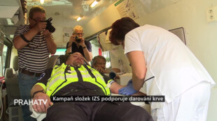 Kampaň složek IZS podporuje darování krve