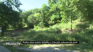 Praha chce, místo skládky v Chuchli, vybudovat park