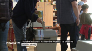 Volební místnost na Novém Proseku se přesune