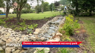 Domov seniorů TGM v Berouně má nový park