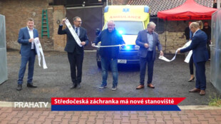 Středočeská záchranka má nové stanoviště