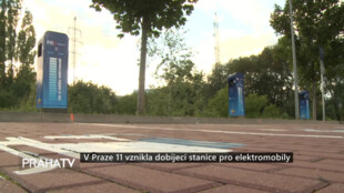 V Praze 11 vznikla dobíjecí stanice pro elektromobily