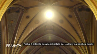 Praha 2 oslavila povýšení kostela sv. Ludmily na basilicu minor