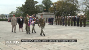 Armáda ČR oslavila výročí vzniku spojovacího vojska