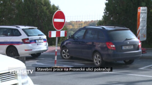 Stavební práce na Prosecké ulici pokračují
