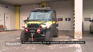 Pražská záchranka má ve vozovém parku nového parťáka