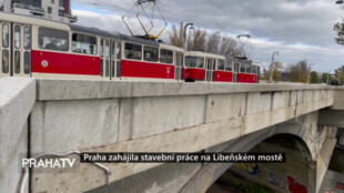 Praha zahájila stavební práce na Libeňském mostě