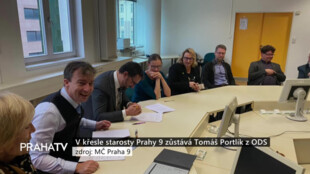V křesle starosty Prahy 9 zůstává Tomáš Portlík z ODS