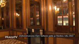 Zrekonstruovaný Clam-Gallasův palác je Stavbou roku 2022