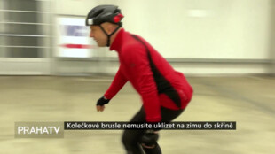 Kolečkové brusle nemusíte uklízet na zimu do skříně