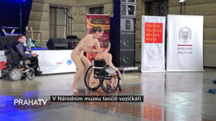 V Národním muzeu tančili vozíčkáři