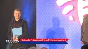 Hejtmanka Pecková předala cenu Trilobit za televizní sérii