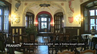 Potomek šlechticů si splnil sen. U Kolína koupil zámek