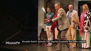 Divadlo Kalich oslavilo 150. reprízu komedie Pro tebe cokoliv