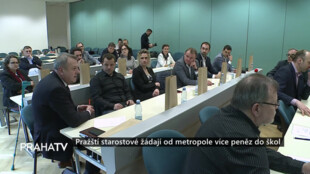 Pražští starostové žádají od metropole více peněz do škol