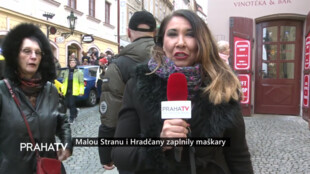 Malou Stranu i Hradčany zaplnily maškary