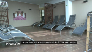 Aquapalace Praha otevírá unikátní ZENovou saunu