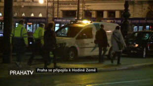 Praha se připojila k Hodině Země