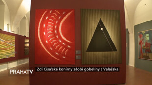 Zdi Císařské konírny zdobí gobelíny z Valašska