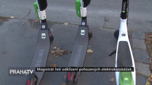 Magistrát řeší odklízení pohozených elektrokoloběžek