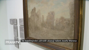 Ve Valdštejnské zahradě ukazují talent Josefa Mánesa
