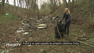 Praha 4 se opět zapojila do projektu Ukliďme Česko