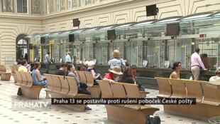 Praha 13 se postavila proti rušení poboček České pošty