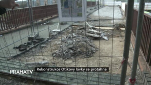 Rekonstrukce Otíkovy lávky se protáhne