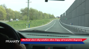 Obchvat obce Zápy byl otevřen