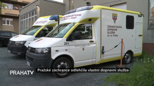 Pražské záchrance odlehčila vlastní dopravní služba