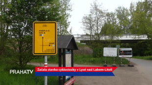 Začala stavba cyklostezky v Lysé nad Labem-Litoli