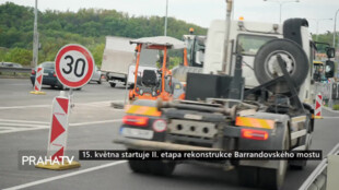 Startuje II. etapa oprav Barrandovského mostu