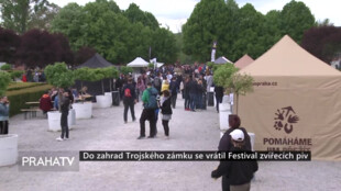 Do zahrad Trojského zámku se vrátil Festival zvířecích piv