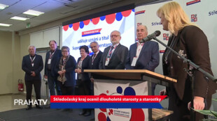 Středočeský kraj ocenil dlouholeté starosty a starostky